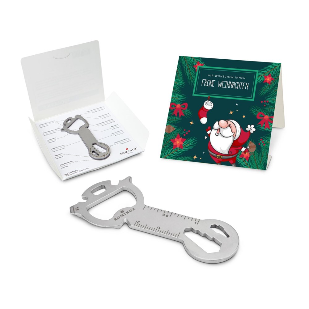ROMINOX® Key Tool im Motiv-Mäppchen Frohe Weihnachten ROMINOX® Key Tool im Motiv-Mäppchen Frohe Weihnachten
