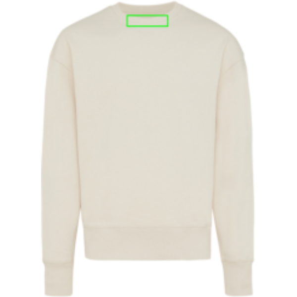 Iqoniq Kruger Relax-Rundhals-Sweater aus recycelt. Baumwolle