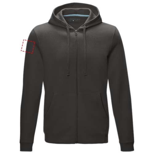 Ruby Hoodie mit durchgehendem Reißverschluss aus GOTS- und GRS-zertifiziertem Bio-Material für Herren