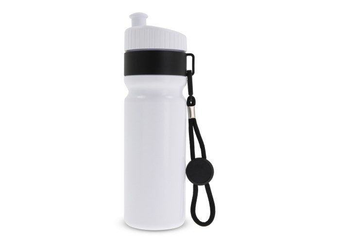 Sportflasche mit Rand und Kordel 750ml