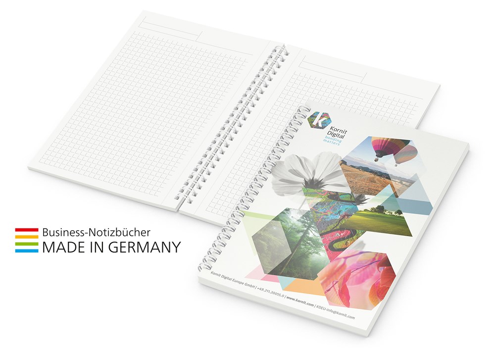 Bizz-Book green+blue inkl. 4C-Druck