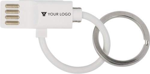 Ladekabel mit USB, USB-C, Lightning Anschluss aus Kunststoff Elfriede