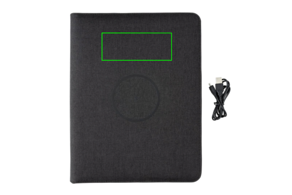 Air 5W Wireless Charging Portfolio A4 mit 5.000mAh Powerbank
