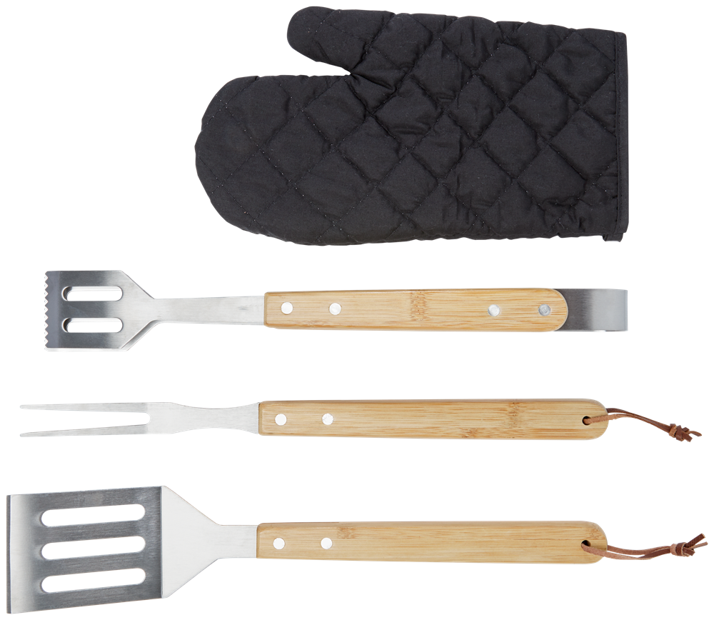 Gril 5-teiliges Grillset und Handschuh 