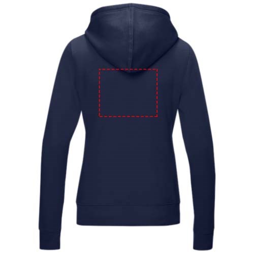 Ruby Hoodie mit durchgehendem Reißverschluss aus GOTS- und GRS-zertifiziertem Bio-Material für Damen