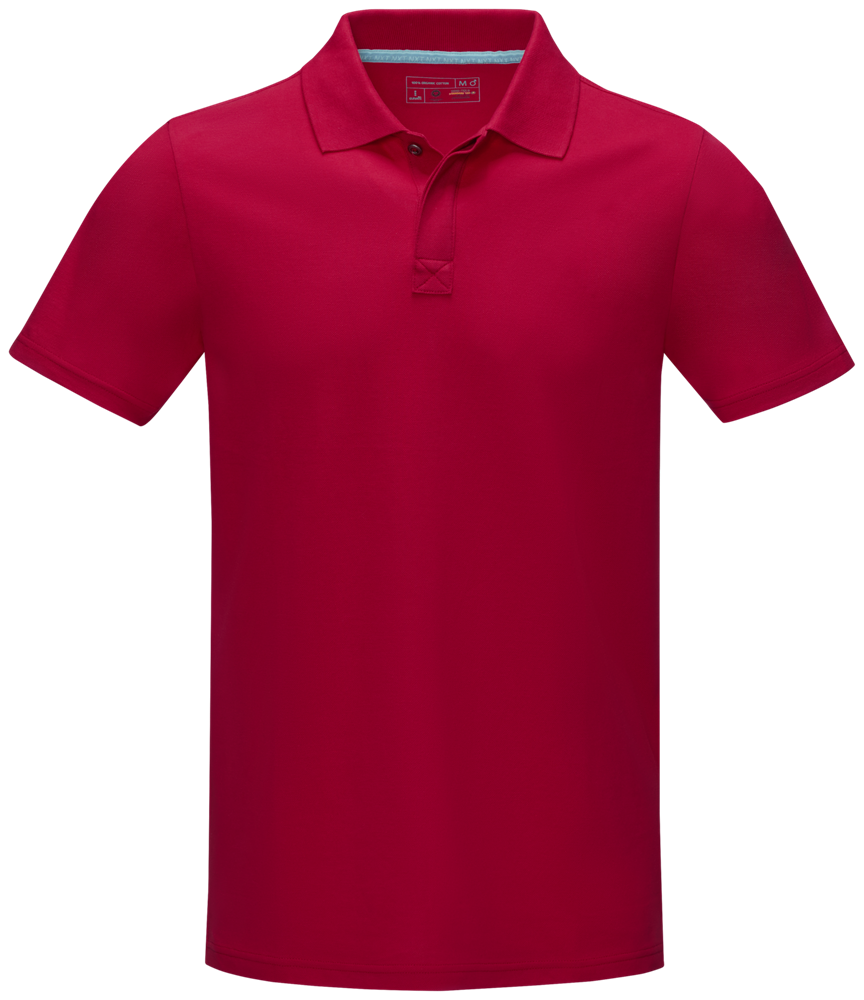 Graphite Poloshirt aus GOTS-zertifizierter Bio-Baumwolle für Herren