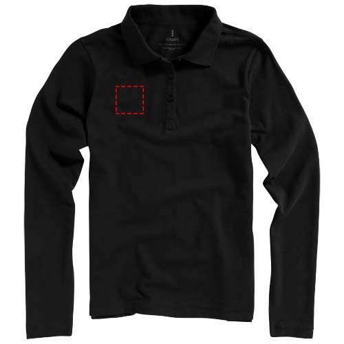 Oakville Langarm Poloshirt für Damen