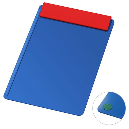 Klemmbrett DIN A4 "Alpha" mit Filzpunkten