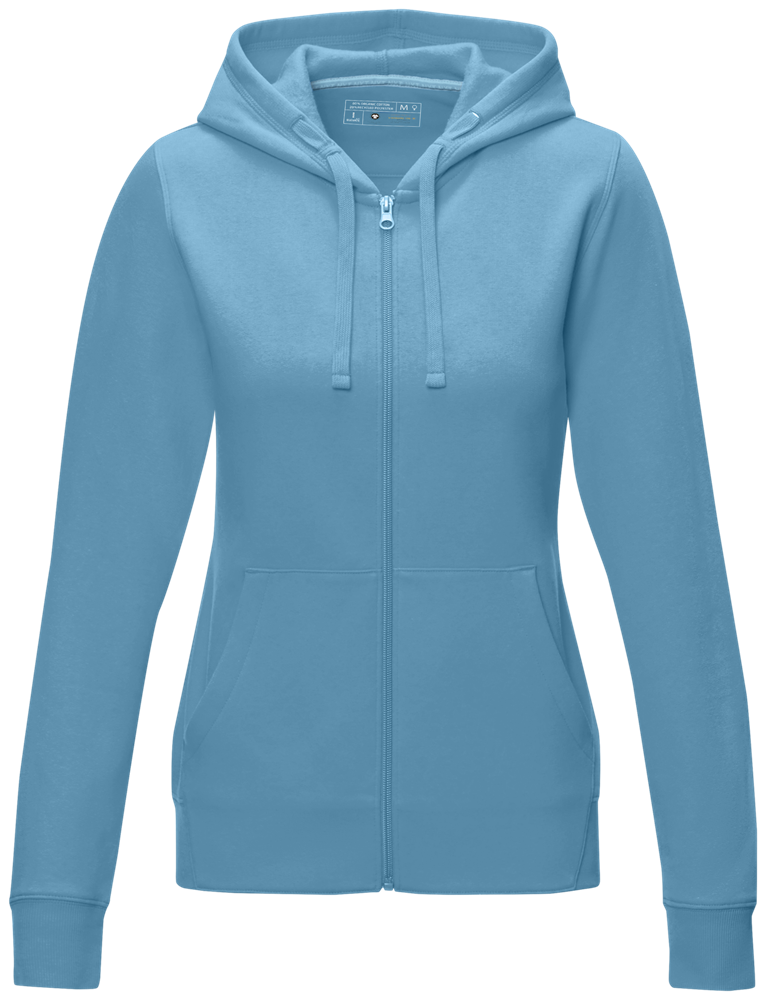 Ruby Hoodie mit durchgehendem Reißverschluss aus GOTS- und GRS-zertifiziertem Bio-Material für Damen