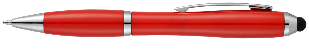 Nash Stylus Kugelschreiber mit farbigem Griff und Schaft