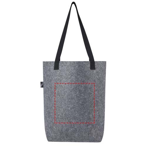 Felta Tragetasche aus GRS-recyceltem Filz mit breitem Boden 12 L