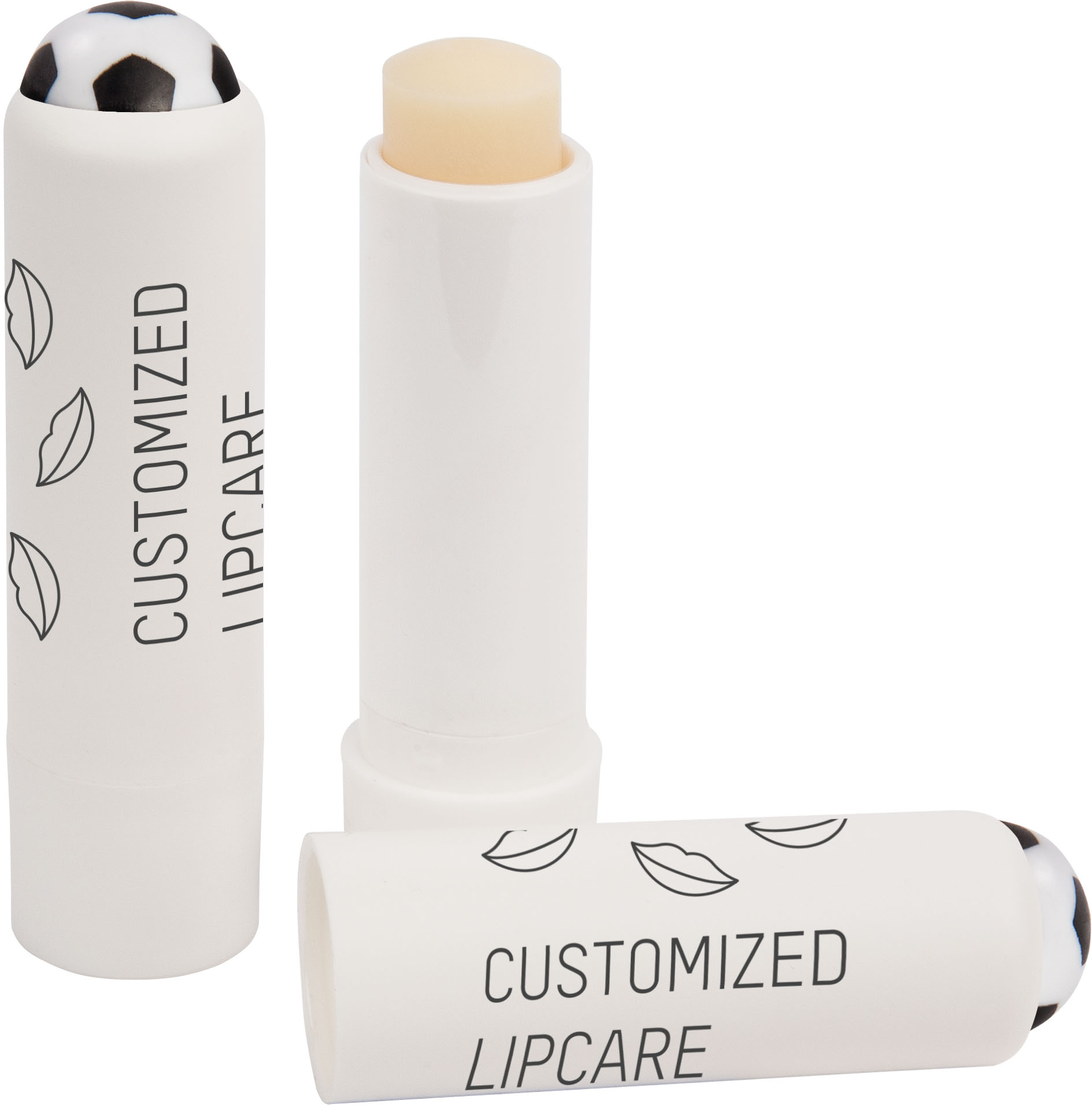 Lippenpflegestift "Lipcare 3D Fußball"