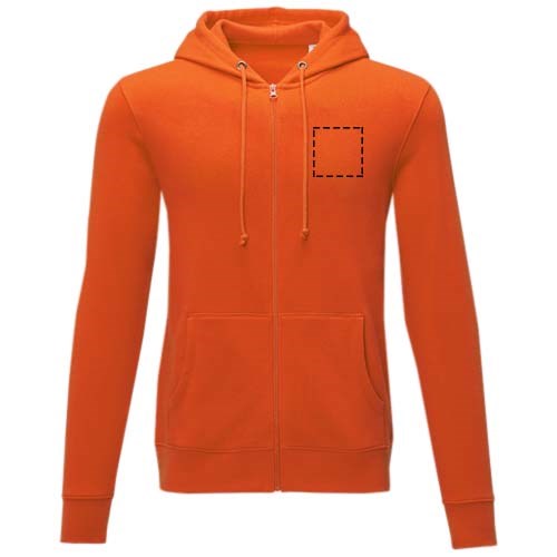 Theron Herren Kapuzenpullover mit Reißverschluss