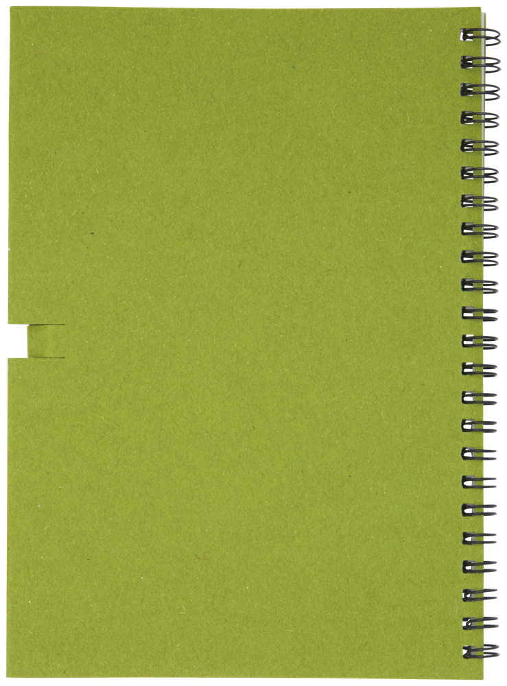 Luciano Eco Notizbuch mit Spiralbindung mit Stift – medium