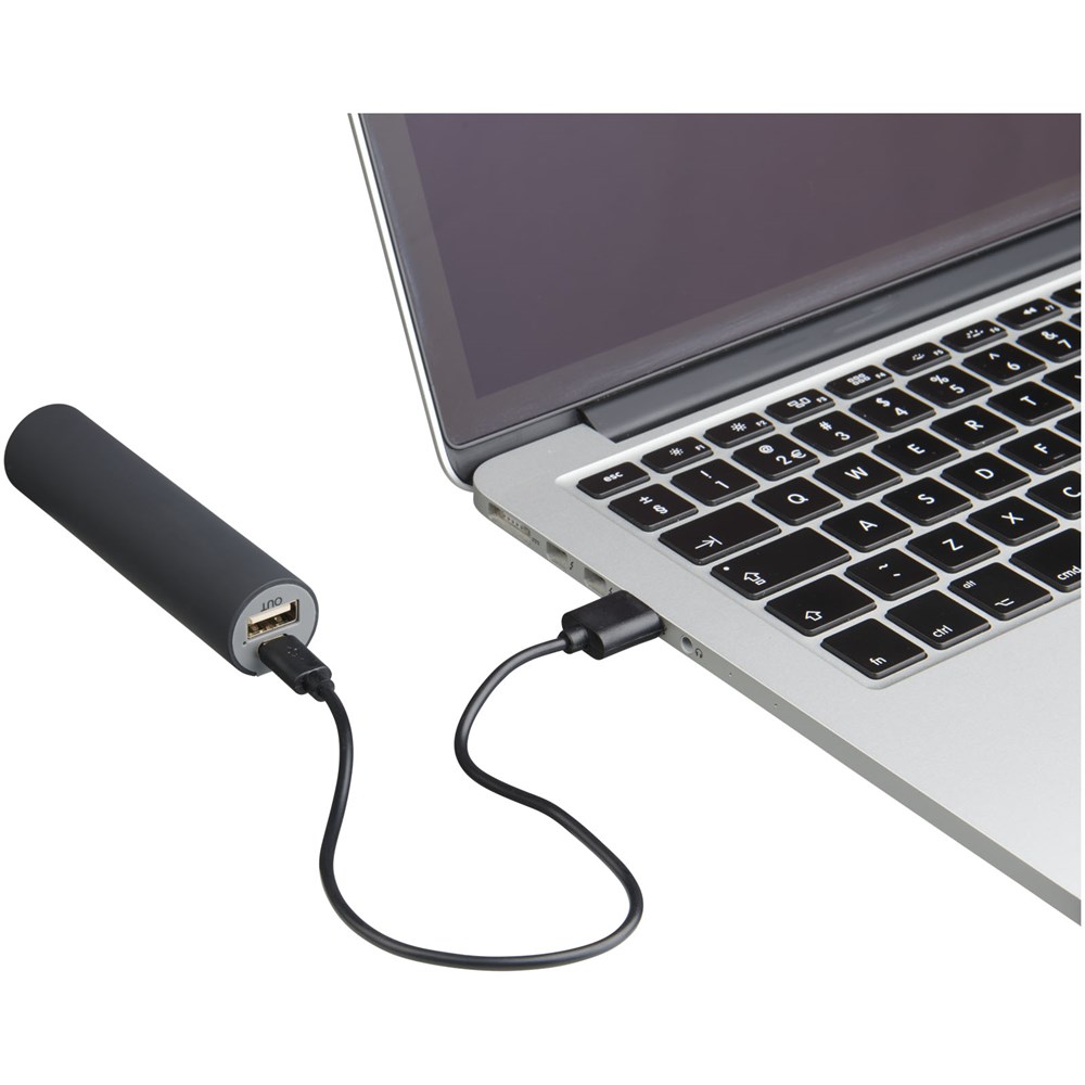 Jinn 2200 mAh Powerbank mit gummierter Oberfläche