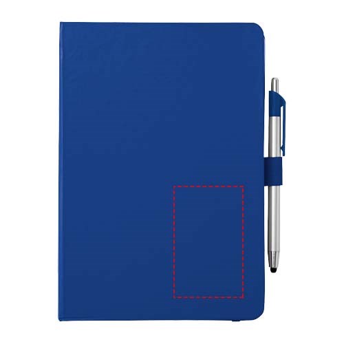 Crown A5 Notizbuch mit Stylus Kugelschreiber