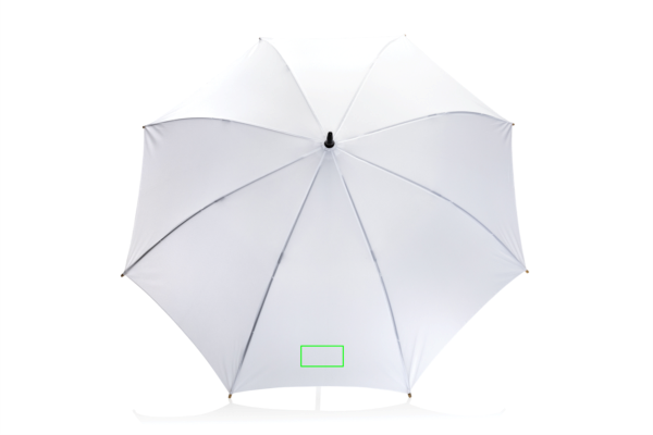 23" Impact AWARE™ RPET 190T Auto-Open Bambus-Schirm