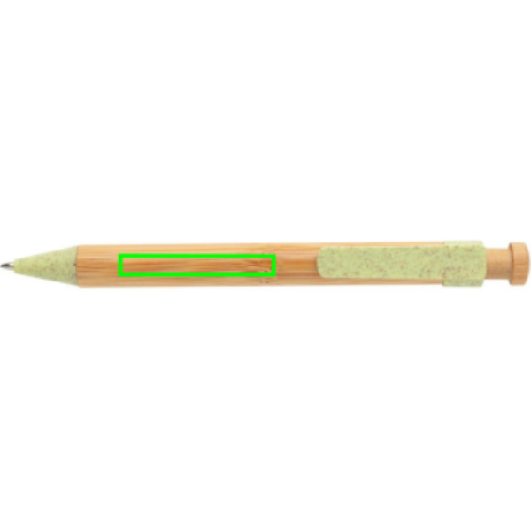 Bambus Stift mit Wheatstraw-Clip