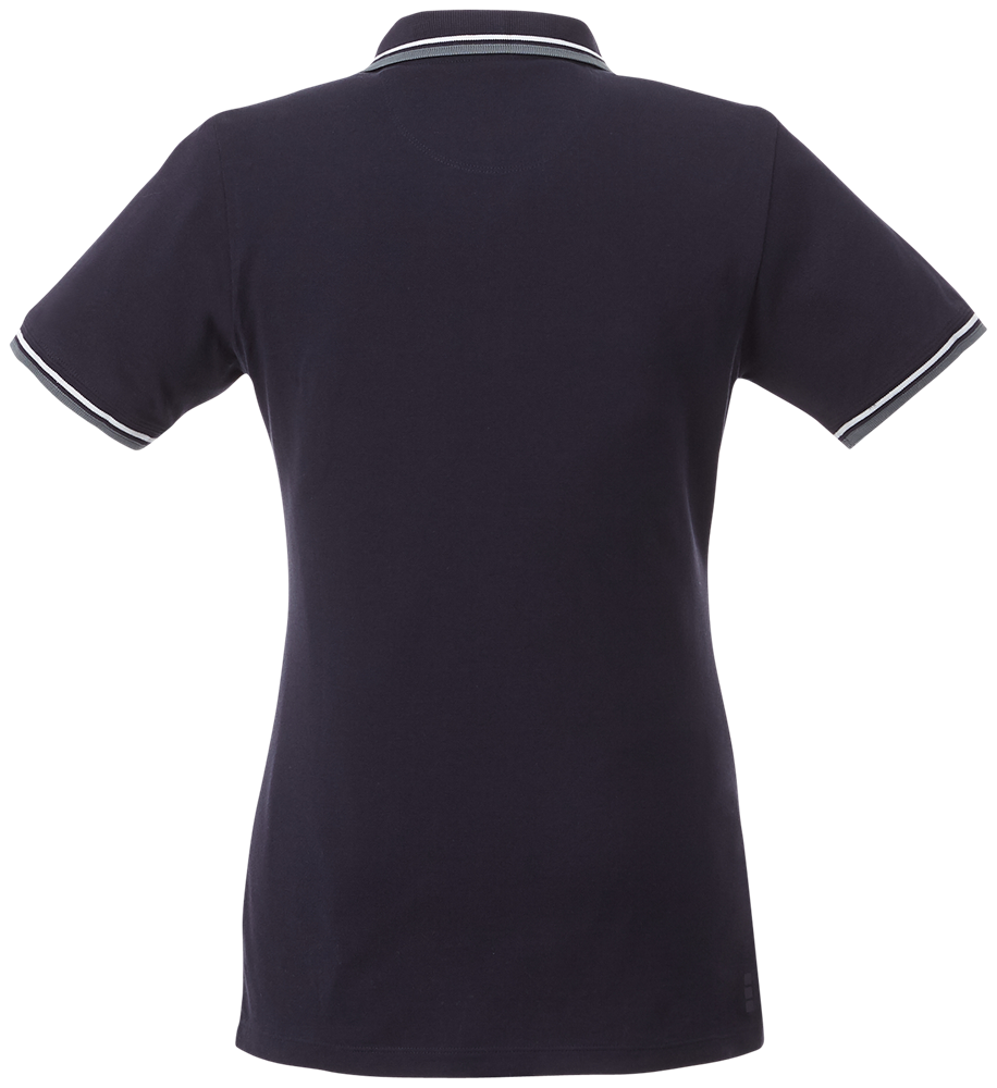 Fairfield Poloshirt mit weißem Rand für Damen