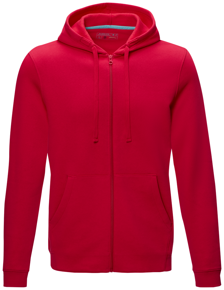 Ruby Hoodie mit durchgehendem Reißverschluss aus GOTS- und GRS-zertifiziertem Bio-Material für Herren