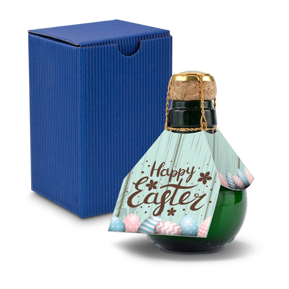 Kleinste Sektflasche der Welt! Happy Easter — Inklusive Geschenkkarton, 125 ml
