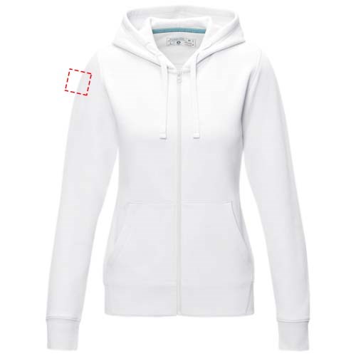 Ruby Hoodie mit durchgehendem Reißverschluss aus GOTS- und GRS-zertifiziertem Bio-Material für Damen