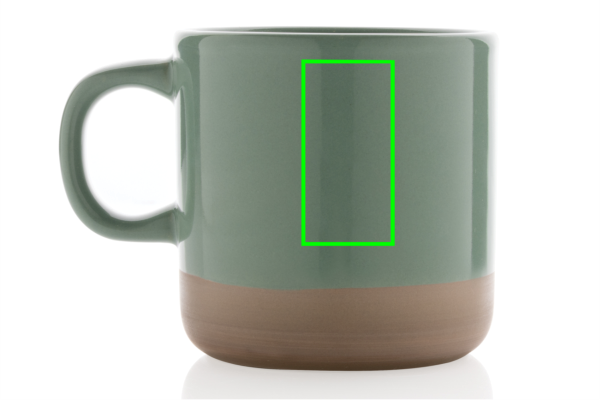 Becher aus glasiertem Keramik