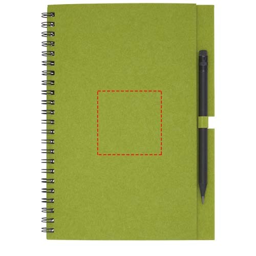 Luciano Eco Notizbuch mit Spiralbindung mit Stift – medium