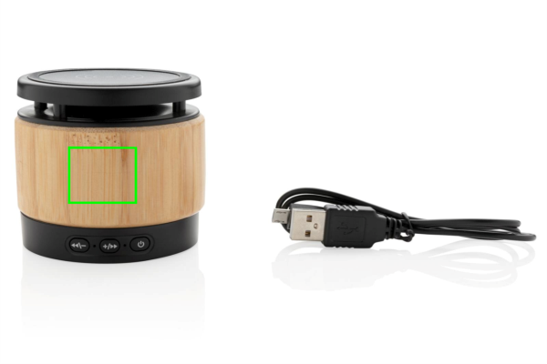 Bambus Wireless Charger und Lautsprecher