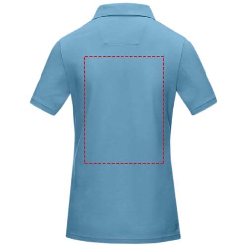 Graphite Poloshirt aus GOTS-zertifizierter Bio-Baumwolle für Damen