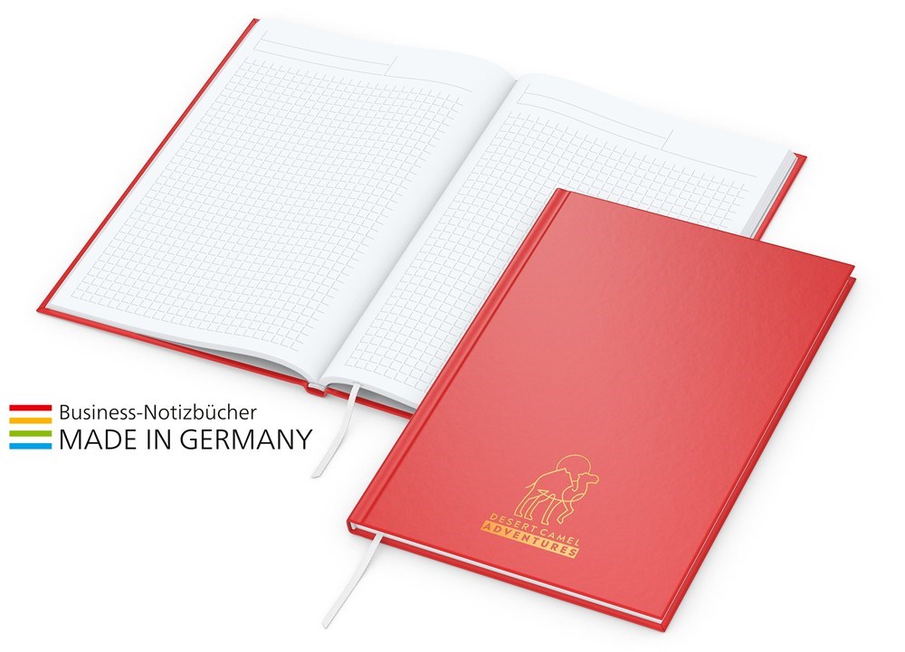 Memo-Book bestseller inkl. Siebdruck-Digital