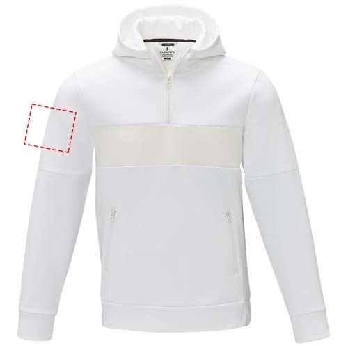 Sayan Kapuzenpullover mit halbem Reißverschluss für Herren