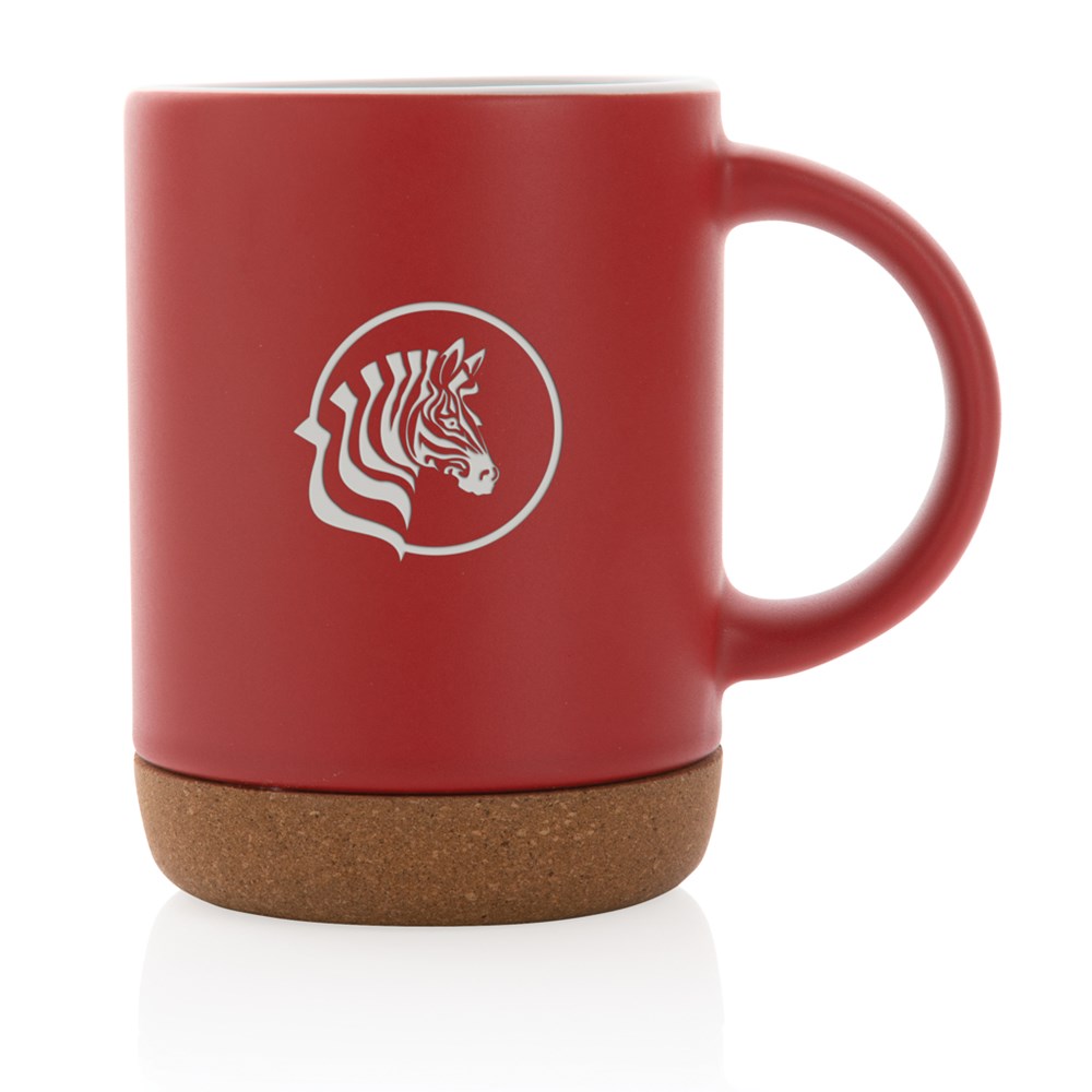 Keramikbecher mit Korkboden