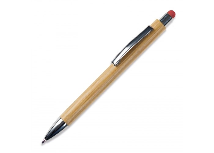 Bambus Kugelschreiber New York mit Touchpen