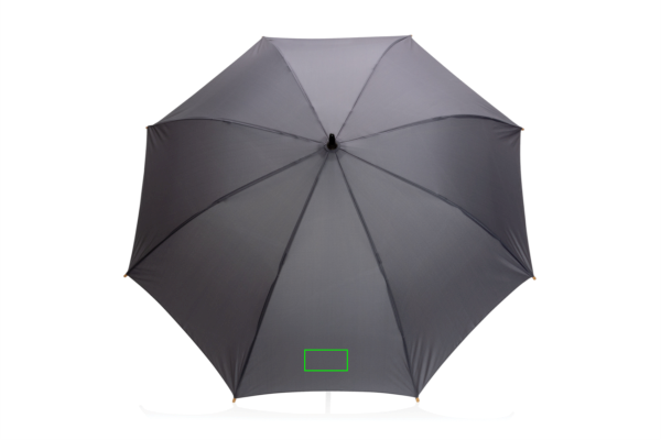 23" Impact AWARE™ RPET 190T Auto-Open Bambus-Schirm