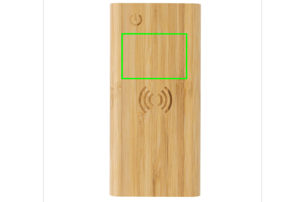 8.000mAh Bambus-Wireless-Powerbank