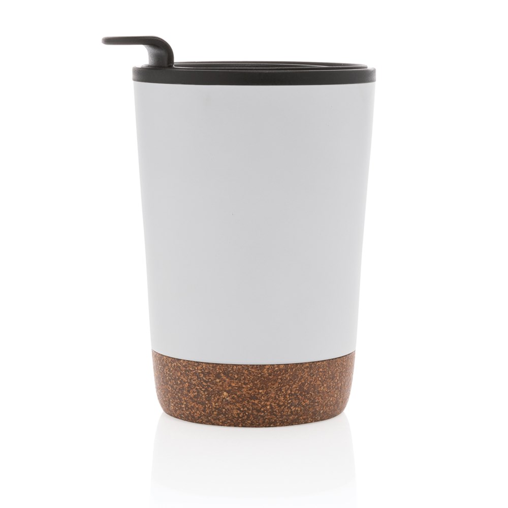 GRS rPP Edelstahl-Kaffeebecher mit Kork