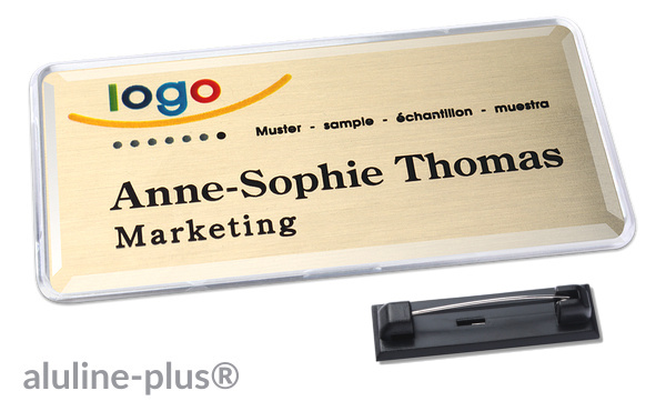 Namensschild aluline-plus® system