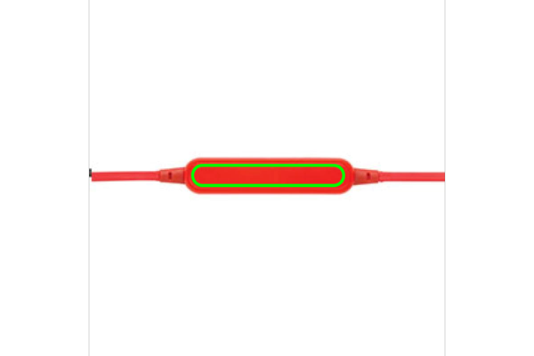 Kabellose Kopfhörer im Etui