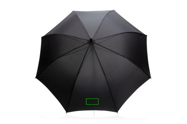 23" Impact AWARE™ RPET 190T Auto-Open Bambus-Schirm