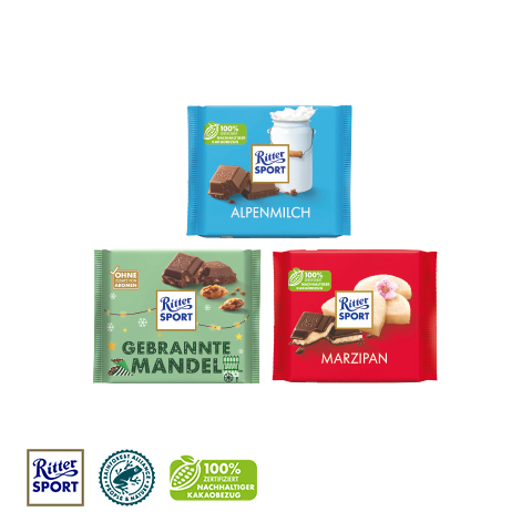 Schokotafel Ritter SPORT „Rentier“