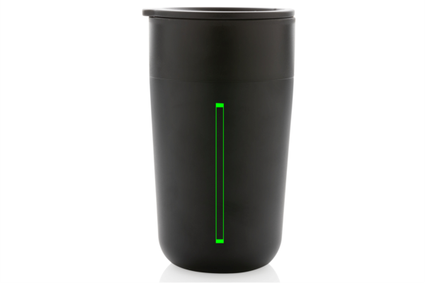 GRS recycelte PP und Stainless Steel Tasse mit Griff