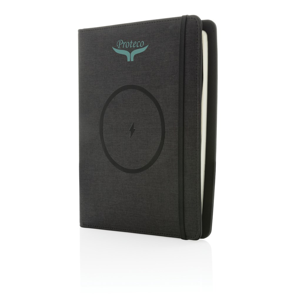 Air 5W Wireless Charging Notizbuch A5 mit 5000 mAh Powerbank