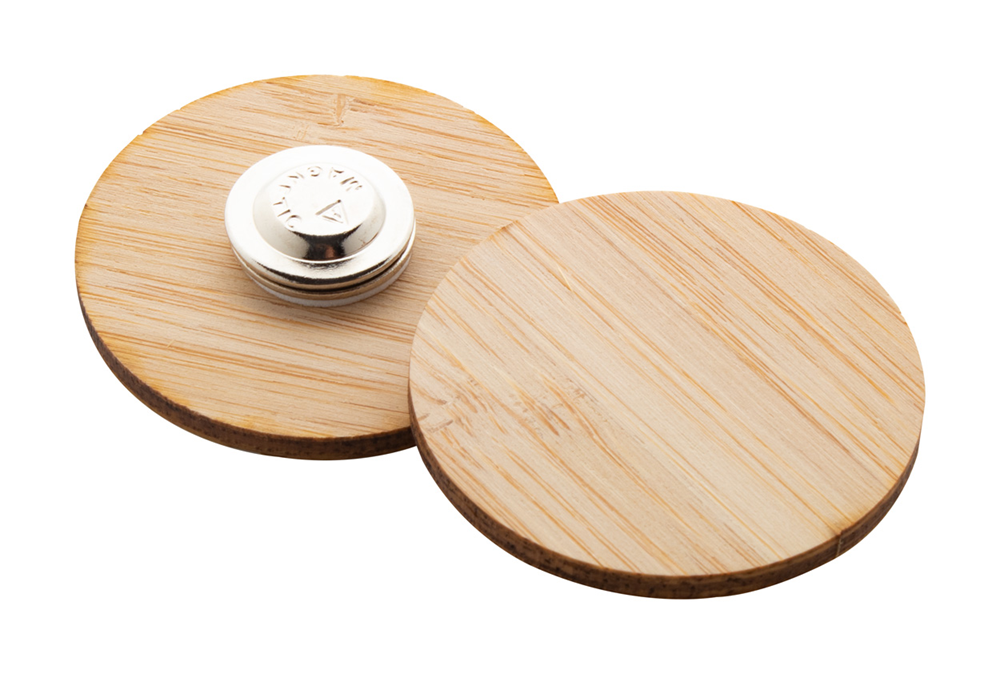 BooBadge - Bambus-Anstecker