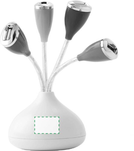 USB-Hub aus ABS-Kunststoff Jake