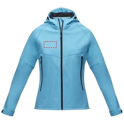 Coltan Softshelljacke aus recyceltem Material für Damen