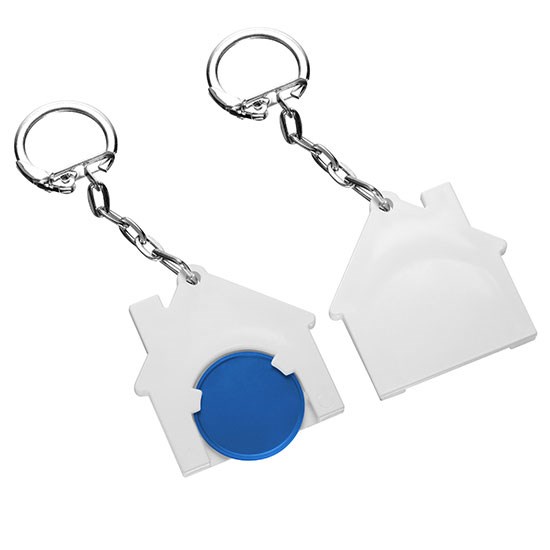 Chiphalter mit 1€-Chip Haus mit Kette