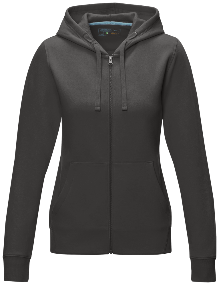 Ruby Hoodie mit durchgehendem Reißverschluss aus GOTS- und GRS-zertifiziertem Bio-Material für Damen