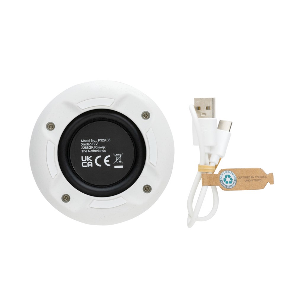 5W Wireless Speaker aus RCS recyceltem Kunststoff