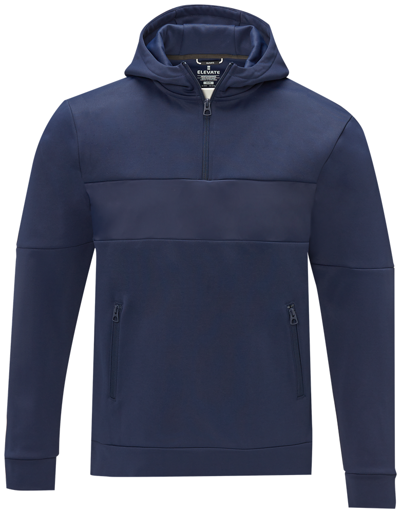 Sayan Kapuzenpullover mit halbem Reißverschluss für Herren